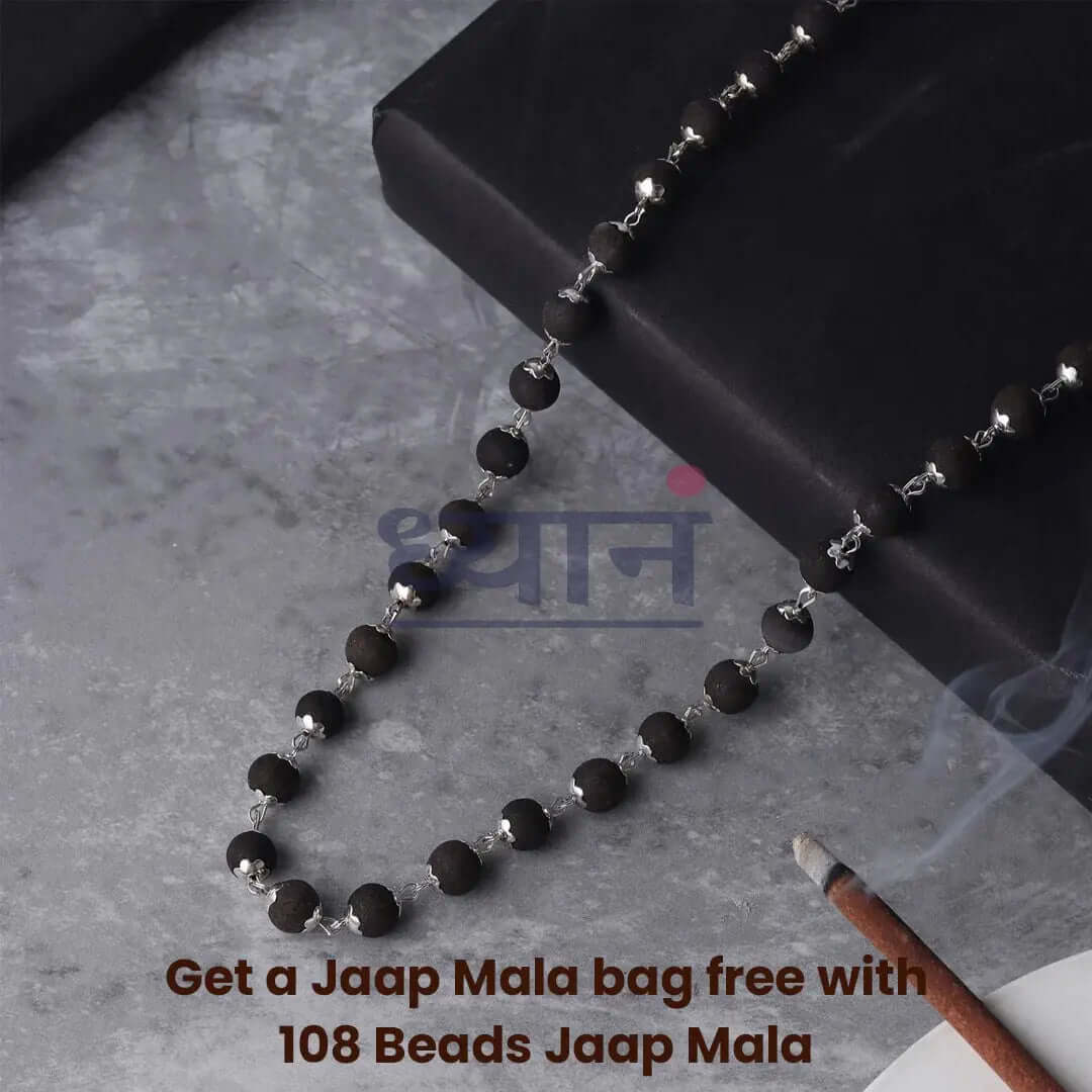 Improve Spiritual Focus with Karungali Malai Silver Cap Necklace in 21 Days.